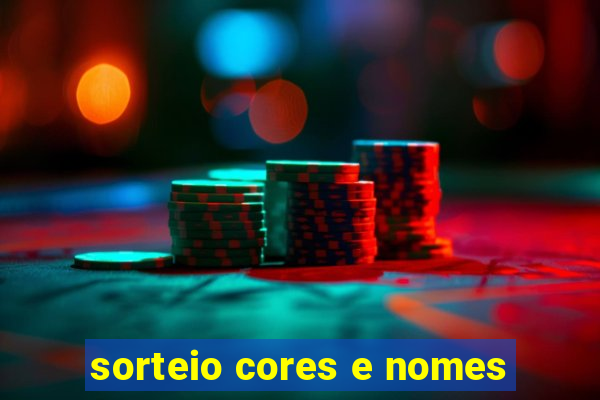 sorteio cores e nomes