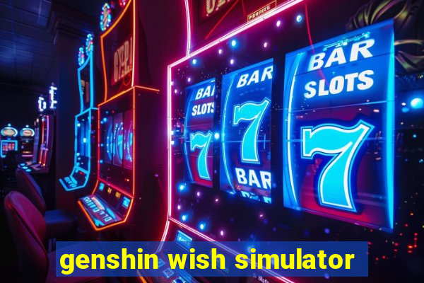 genshin wish simulator