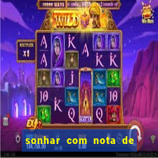 sonhar com nota de 5 reais no jogo do bicho