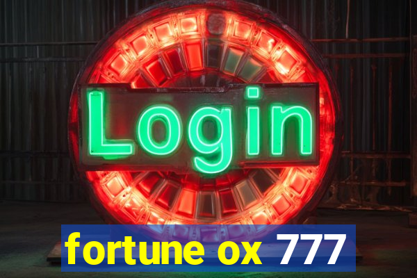 fortune ox 777