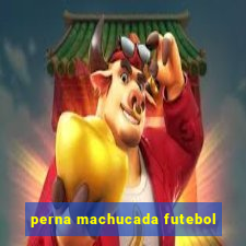 perna machucada futebol