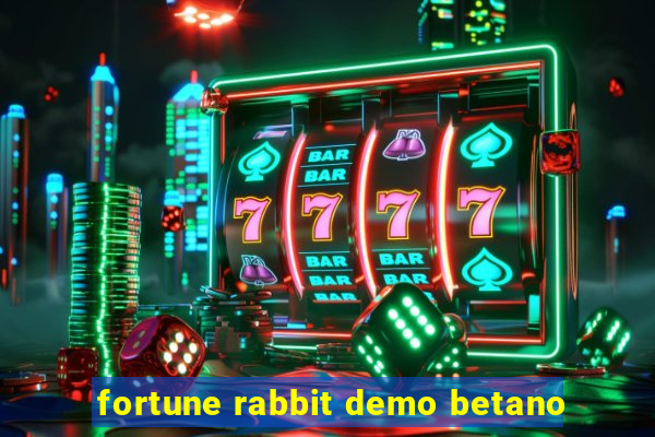 fortune rabbit demo betano