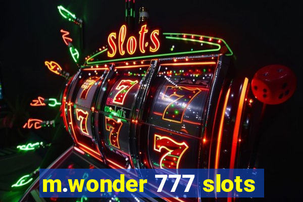 m.wonder 777 slots