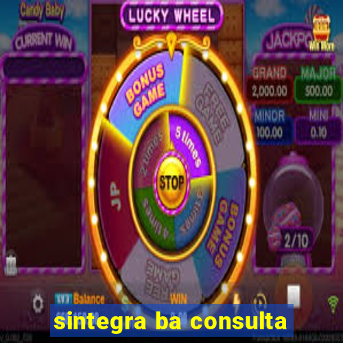 sintegra ba consulta